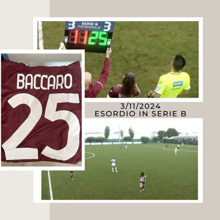 Esordio in serie B per Paola Baccaro